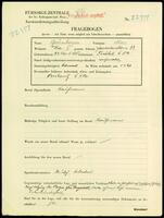 Applicant: Grunberger, Max; born 29.4.1885 in Třebíč (Czech Republic); married.