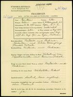 Applicant: Epstein, Otto; born 30.8.1898 in Eger, č. S. R.; married.