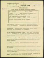 Applicant: Spitzer, Ernst; born 8.5.1903 in Vienna (Austria); single.