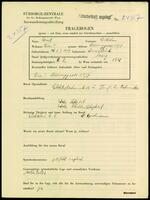 Applicant: Ernst, Wilhelm; born 2.10.1909 in Innsbruck (Austria); single.