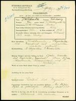 Applicant: Holländer, Ludwig; born 28.10.1903 in Lʹviv (Ukraine); single.