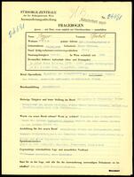 Applicant: Pogger, Herbert; born 26.10.1909 in Salzburg (Austria); single.