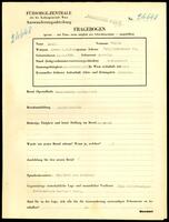 Applicant: Brüll, Sabine; born 23.5.1899 in Jarosław (Poland); married.