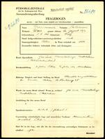 Applicant: Grossmann, Salomon; born 5.5.1908 in Belz (Ukraine); married.