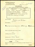 Applicant: Marasch, Berl; born 26.3.1884 in Odesa (Ukraine); married.