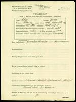 Applicant: Löw, Juda; born 21.1.1898 in Radomysl; married.