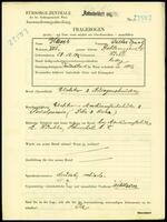Applicant: Glaser, Walter Igaaz; born 28.12.1912 in Vienna (Austria); single.