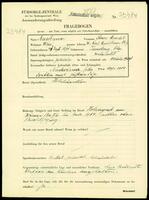 Applicant: Nussbaum, Simon Mendel; born 21.9.1874 in Tarnobrzeg (Poland); married.