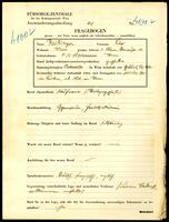 Applicant: Reitinger, Leo; born 4.5.1890 in Vienna (Austria); divorced.