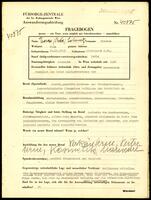 Applicant: Schnutz, Therese (Rita); born 10.11.1893 in Mistelbach (Austria); single.