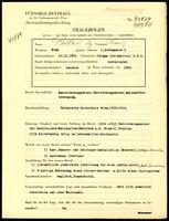 Applicant: Pollak, Franz; born 12.11.1891 in Polepy (Litoměřice, Czech Republic; married.