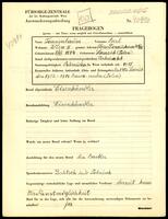 Applicant: Tannenbaum, Berl; born 8.6.1874 in Lancut (Poland); married.