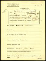 Applicant: Gutman, Ghitla; born 2.12.1902 in Iasi (Romania); married.
