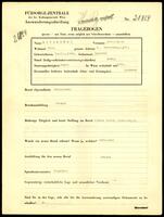 Applicant: Bachstutz, Bronislawa; born 10.9.1912 in Lʹviv (Ukraine); single.