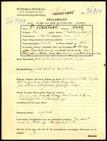 Applicant: Redlich, Kurt; born 4.3.1913 in Přerov (Czech Republic); married.