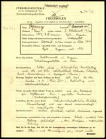 Applicant: Pogany, Emmeriel; born 9.7.1881 in Györ (Hungary); married.