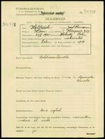 Applicant: Hellreich, Josef Hermann; born 21.10.1901 in Zlotniky (Ukraine); married.