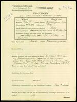 Applicant: Egert, Siegfreid; born 30.4.1916 in Graz (Austria); single.