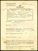 Applicant: Aesra, Samuel; born 9.3.1867 in Belgrade (Serbia); single.