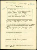 Applicant: Lieber, Nachmann; born 10.12.1905 in Rzeszow (Poland); single.
