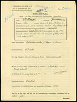 Applicant: Willner, Herrmann; born 23.9.1869 in Klausen, Leopodsdorf (Austria); married.