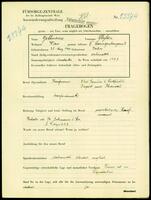 Applicant: Guttmann, Stefan; born 25.3.1900 in Berlin (Germany); married.