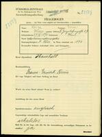 Applicant: Krys, Erna; born 27.7.1896 in Vienna (Austria); married.
