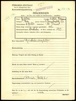 Applicant: Zahler, Naftali Herrmann; born 21.7.1884 in Tarnów (Województwo Małopolskie, Poland); married.