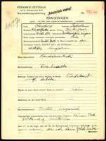 Applicant: Kovacs, Ladislaus; born 19.10.1883 in Berettyoujfalu (Hungary); married.