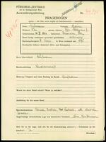Applicant: Neumann, Chaim; born 14.10.1866 in Berecowien (Poland); married.