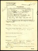 Applicant: Frenkel, Sigmund; born 1891 in Fanaschaw; married.