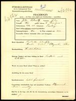 Applicant: Lubowsky, Julius; born 14.7.1878 in Bratislava (Slovakia); married.
