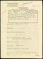 Applicant: Schwarz, Johanna; born 7.10.1894 in Jihlava (Czech Republic); widowed.