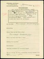 Applicant: Goldmann, Margarethe; born 7.9.1895 in Jihlava (Czech Republic); single.