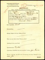 Applicant: Laufer, Freide; born 15.4.1867 in Opatów (Poland); widowed.