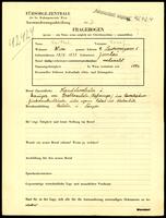 Applicant: Keitsch, Josef; born 18.9.1873 in Jaroslau; married.
