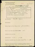 Applicant: Ruhdorfer, Sabine; born 20.7.1882 in Schodinea (Poland); divorced.