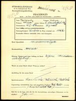 Applicant: Talalaewsky, Wladimir; born 10.7.1893 in Chișinău (Moldova); married.