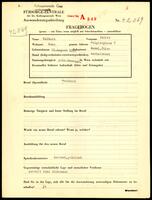 Applicant: Gelbart, Isidor; born 31.8.1889 in Sokal (Ukraine); married.