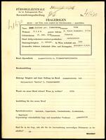 Applicant: Spitzer (geb. Zimmermann), Rosa; born 18.12.1908 in Uzhorod (Ukraine); married.