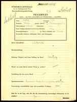Applicant: Pollak, Olga; born 20.11.1878 in Vienna (Austria); single.