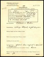 Applicant: Adler, Josef; born 12.8.1902 in Neudörfl (Burgenland, Austria); married.