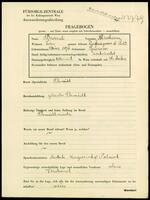 Applicant: Brand, Abraham; born 4.3.1876 in Zboriv (Ukraine); married.