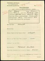 Applicant: Brand, Abraham; born 3.7.1876 in Zborow (Ukraine); married.