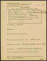 Applicant: Salzmann, Rudolf; born 6.10.1914 in Vienna (Austria); married.