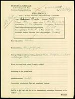 Applicant: Schirer, Karl; born 25.11.1878 in Sadhora (Chernivtsi, Ukraine); widowed.