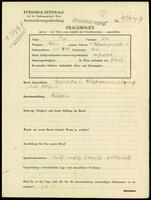 Applicant: Drey, Else; born 4.5.1892 in Vienna (Austria); married.