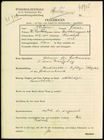 Applicant: Kluger, Franz; born 28.3.1901 in Neudörfl (Burgenland, Austria); married.