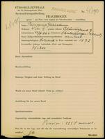 Applicant: Gelbhaus, Philippine; born 20.10.1864 in Oberlauringen (Stadtlauringen, Germany); widowed.