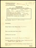 Applicant: Schwamm, Markus; born 30.10.1879 in Sopov; married.